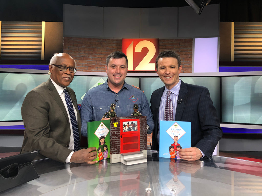 Local 12 WKRC-TV Cincinnati VIDEO INSIDE – Troop on the Stoop